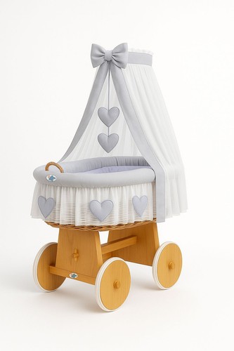 Culla vimini amelia con - in,