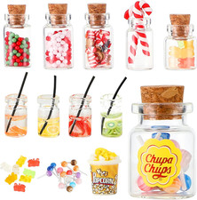 Miniature，15 Pezzi Di Dolci Natalizi in Miniatura E Mini Oggetti per Il Mercatin