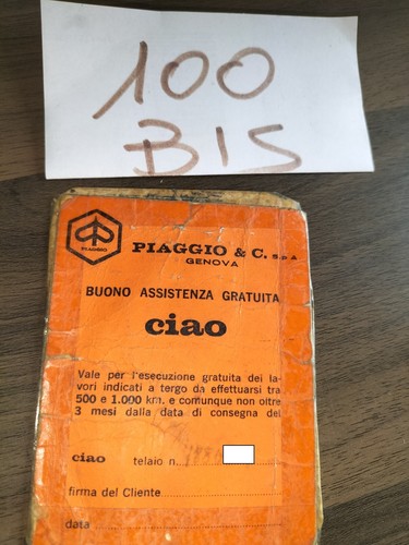 Moto epoca piaggio ciao 1973 - moto,