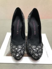 Original ALTRAMAREA black décolleté with strass - size EU 38