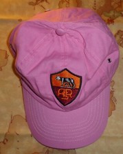 Cappellino con Visiera AS Roma - Regolabile - Rosa "Fanatic Girls" - Nuovo