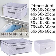 Scatola Salvaspazio Portatutto con Coperchio  Contenitore pieghevole 6 Misure