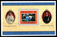 Georgia del Sud 1997 Mi. Bl. 6 Foglietto 100% Nuovo ** Regina Elisabetta II