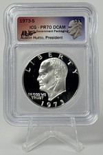 1973-S Ike Dollar Proof PR70