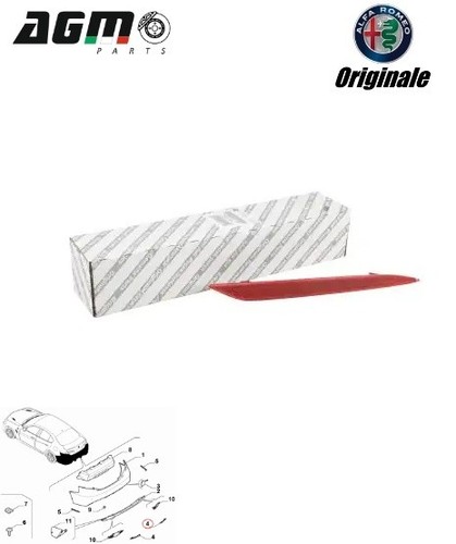 Fanale riflettore posteriore