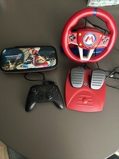 Nintendo Switch: Volante e Pedali Mario Kart+custodia Mario Kart + Joystick