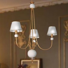 Lampadario ferro ceramica - e,