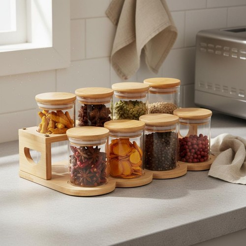 Set barattoli per condimenti - set,