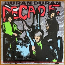 DURAN DURAN - DECADE The Best Of Greatest Hits Rare 1st UK 1989 LP EX