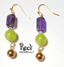 orecchini unisex con pietre