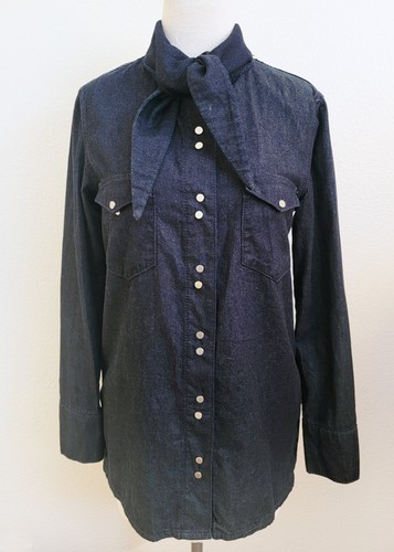 Camicia blusa zara donna denim - blusa,