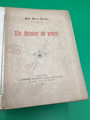 Ille dictator aratro - dictator,