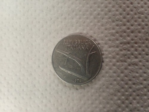 Moneta lire spighe - moneta,