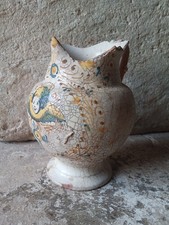 Antico vaso ceramica dipinta a