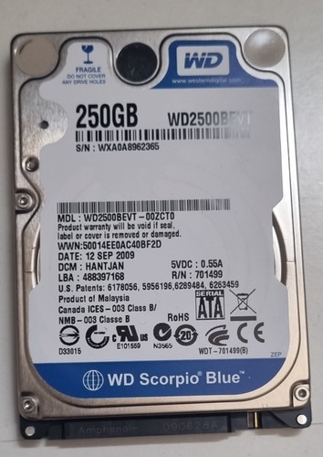 Western digital scorpio blue - scorpio,