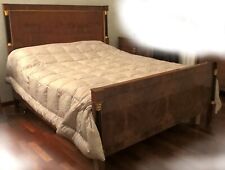Letto matrimoniale Primo Impero con rete a doghe e materasso Wenatex 160 x 200