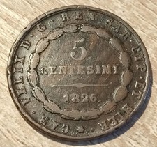 5 Centesimi 1826