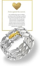 Anello Nuota contro Corrente Antiappannamento,Basta Mantenere Anello Nuoto,Pesce Unico D