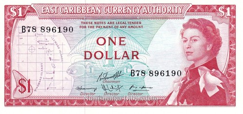 East caribbean 1 dollaro - caribbean,