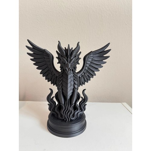 Gothic dragon statue fantasy - dragon, |