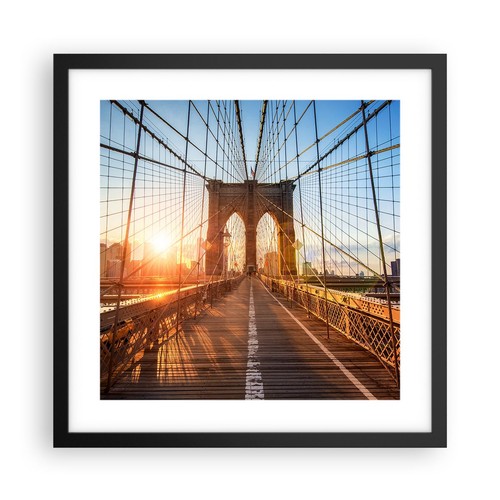 Poster 40x40cm new york ponte - poster,
