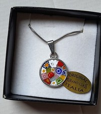 Collana Con Murrina Veneziana In Metallo