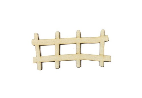 Sagoma legno steccato - in,