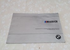 Allegato uso e manutenzione E24 M635 Csi 