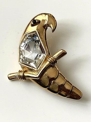 Broche art déco perroquet - art,