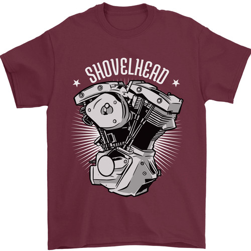 Shirt uomo shovelhead moto - t-shirt,