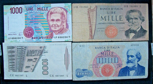 Banconote 1000 lire - 4, da