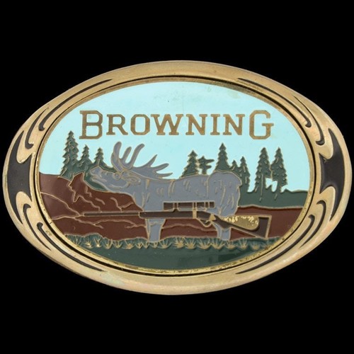 Fibbia cintura ottone - , browning