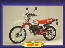Fiche Moto : HONDA XL 350 R