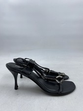 Prada Black Leather Buckle