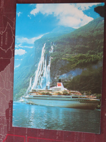 Postcard royal viking line - postcard.,