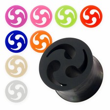 Silicone Flesh Tunnel Triskele