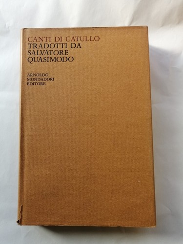 Catullo canti di - -,