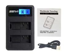 DOPPIO PER Canon NB-6L Powershot SX260 SX510 SX500 HS 1000 caricabatterie fotocamera