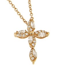Damiani emozioni collana croce - damiani,