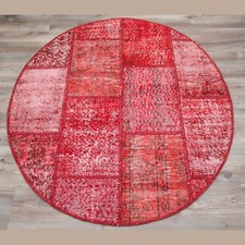 Tappeto  Patchwork Turco  124 x 124 Cm, Tappeto Rotondo Turco  COD: YI22-C1-CEEB