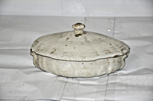 Antica zuppiera bianca - zuppiera,