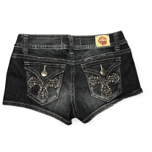 Five pantaloncino denim nero - t,