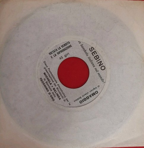 Disco promozionale giri - 45,