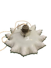 Piccolo lampadario da cucina a sospensione saliscendi  Murano anni 40