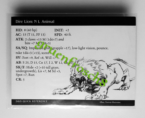 Dire lion 11 rara - ►11,