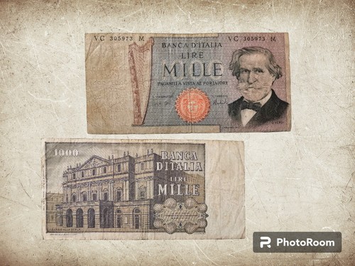 Banconota mille lire 1000 lire