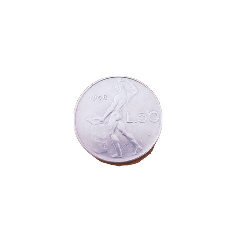 Moneta 50lire 1958 lotto 5 - moneta,