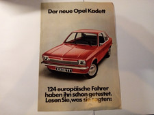 Opel Kadett - Brochure auto