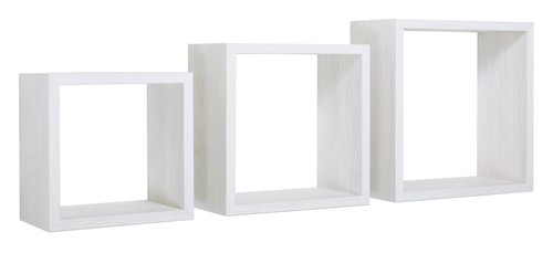 Set mensole parete cubo - da,