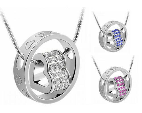 Collana donna argento cuore - collana,